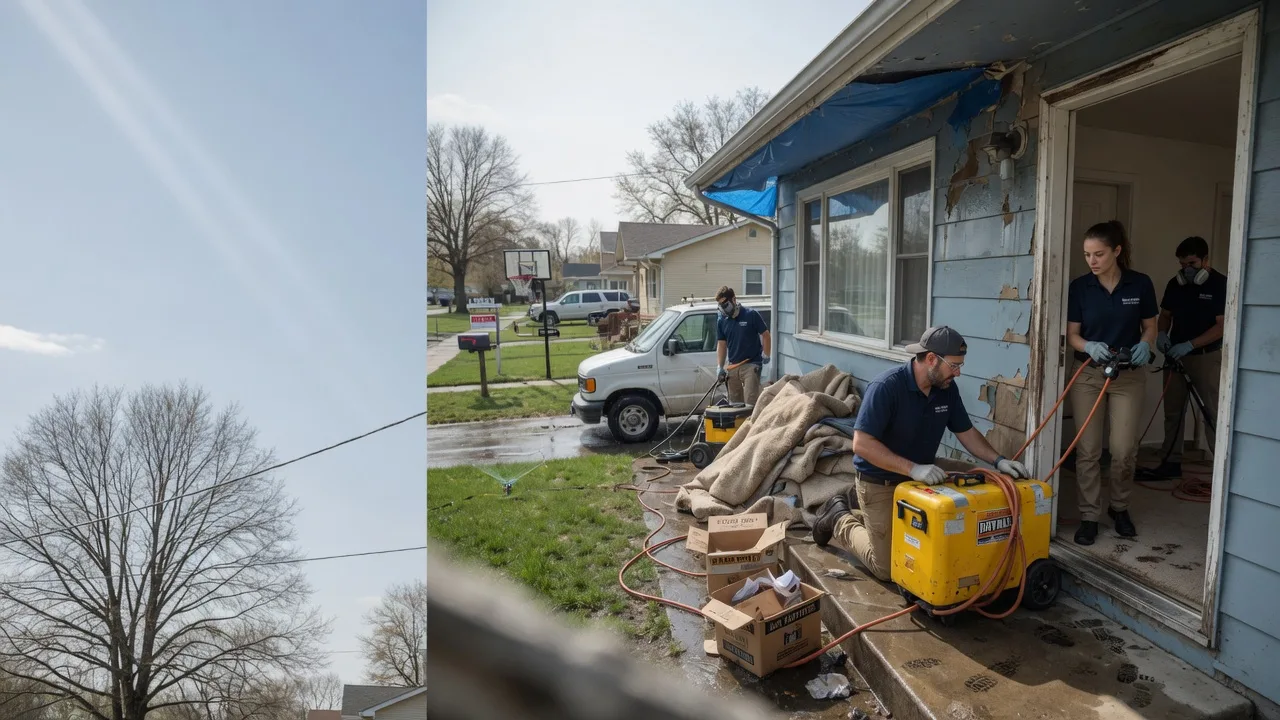 Basement Flood Cleanup in Deer Creek, IL near me